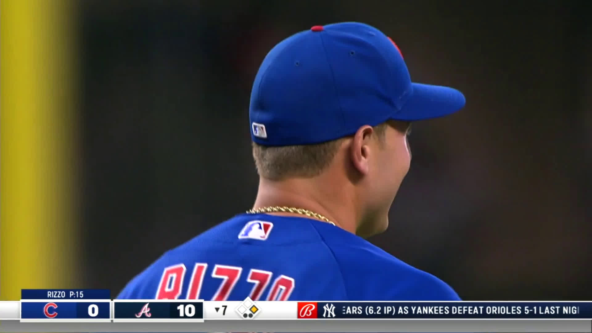 Anthony Rizzo hitting (and getting hit) often for otherwise quiet