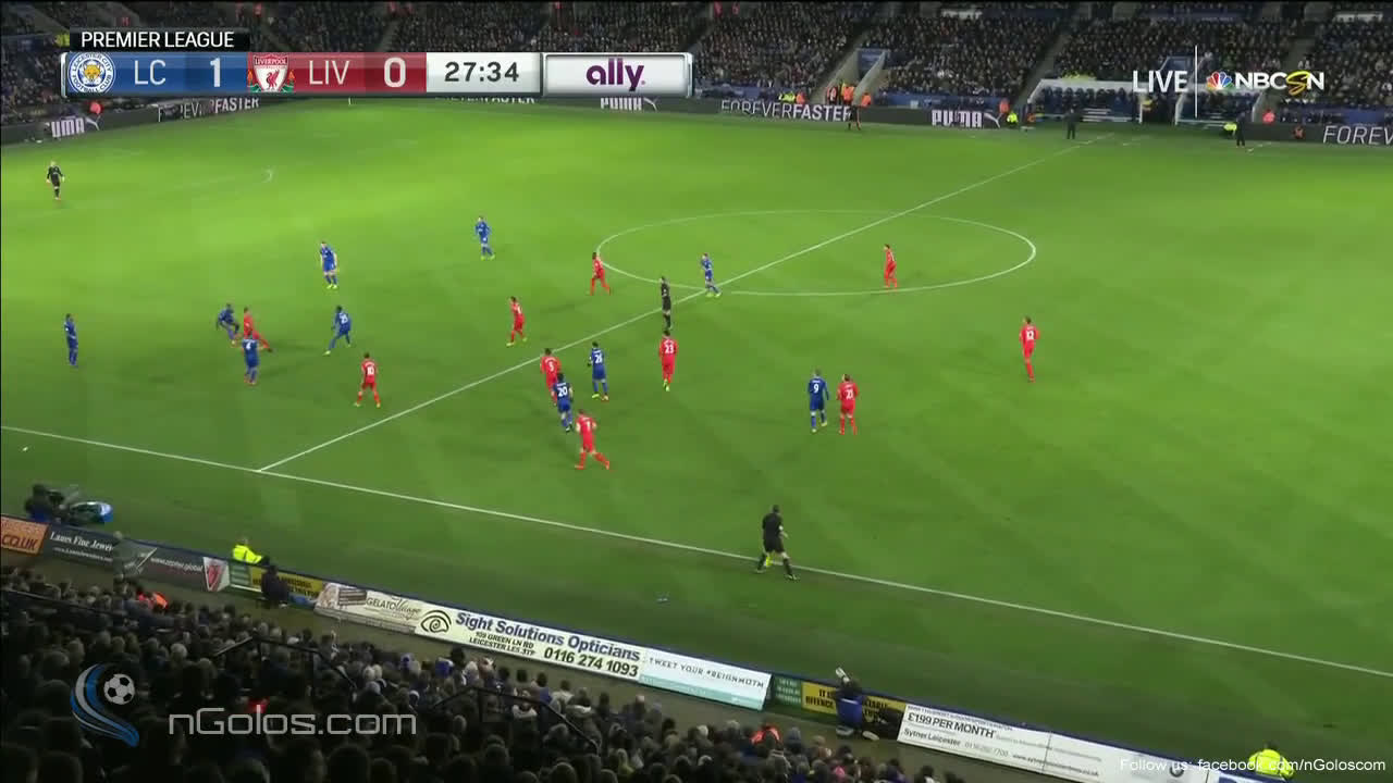 Leicester 1-0 Liverpool (www.nGolos.com)