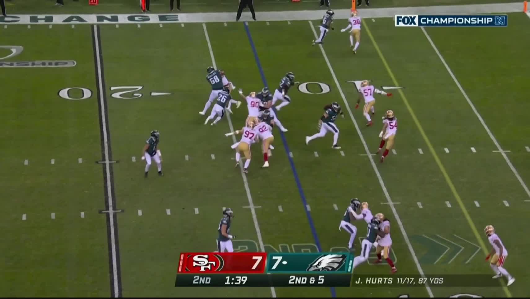 DISASTER: Brock Purdy Injury & Penalties SCREW 49ers In NFC Championship  vs. Eagles