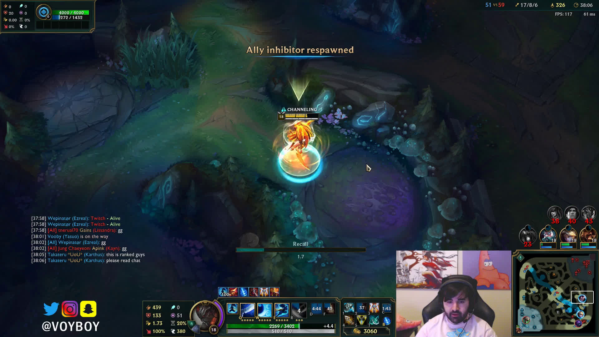 Saved by inhib