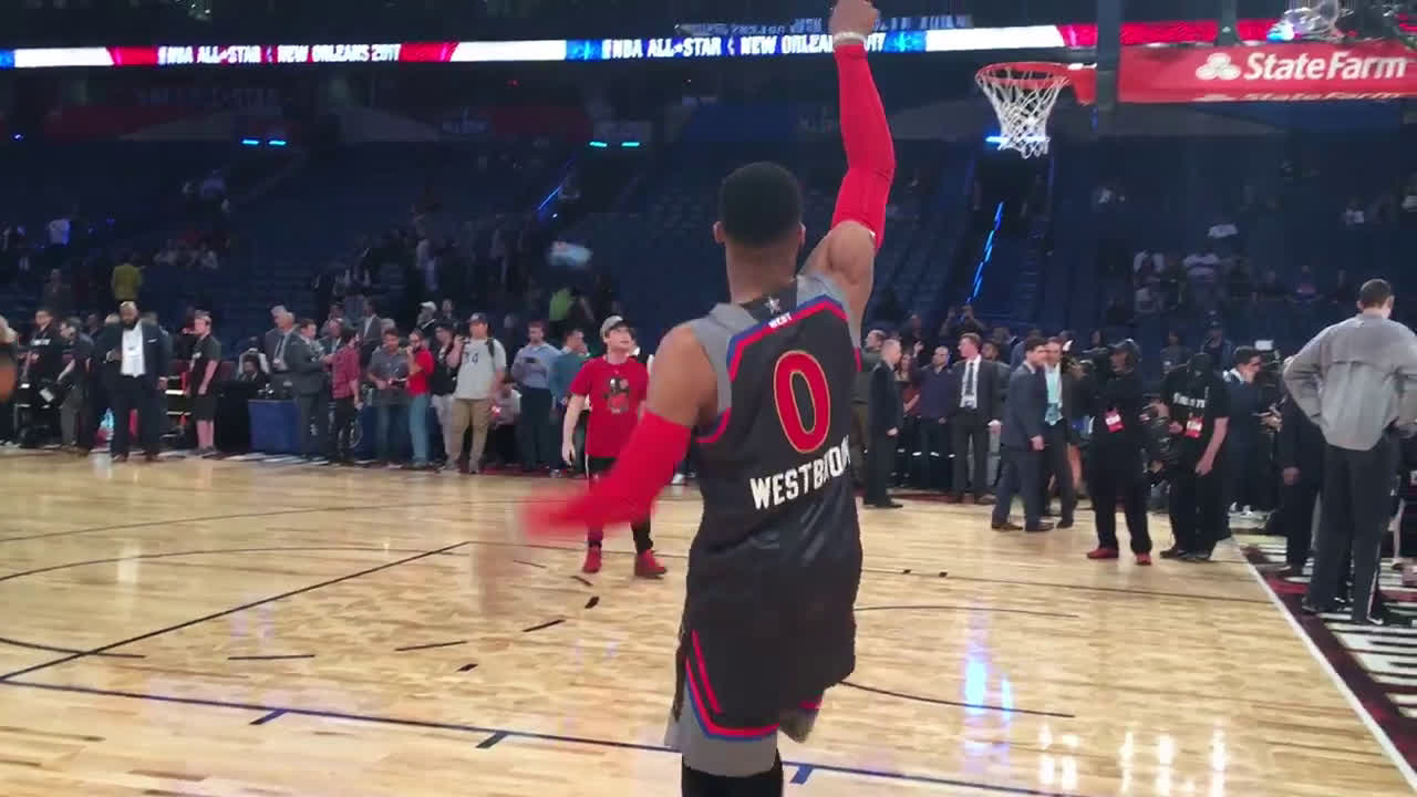 Westbrook has 41, West edges East in NBA All-Star Game[2]
