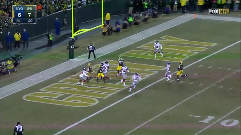 Aaron Rodgers throws Hail Mary touchdown vs. NY Giants