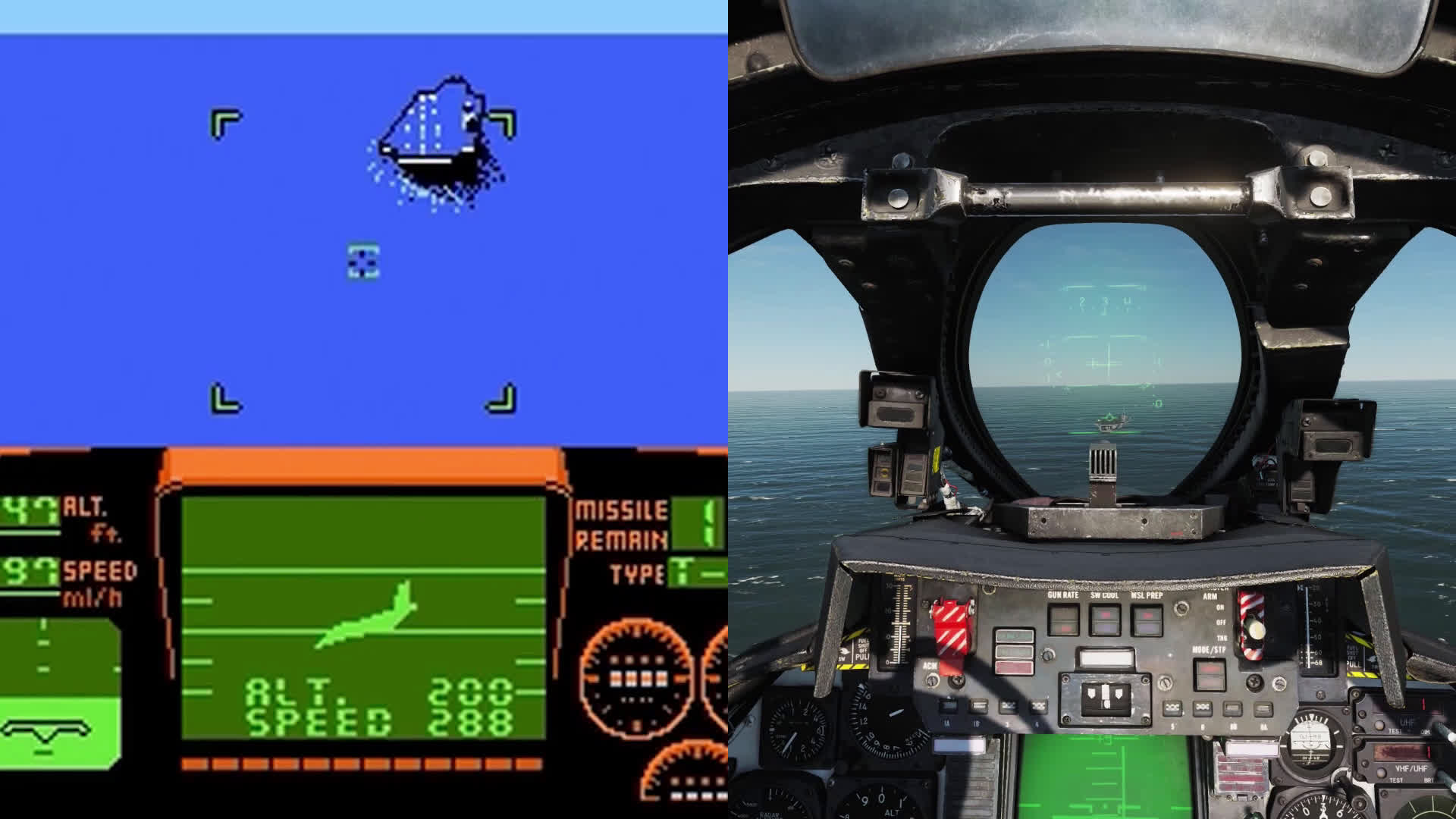 Top Gun 1986 vs 2020